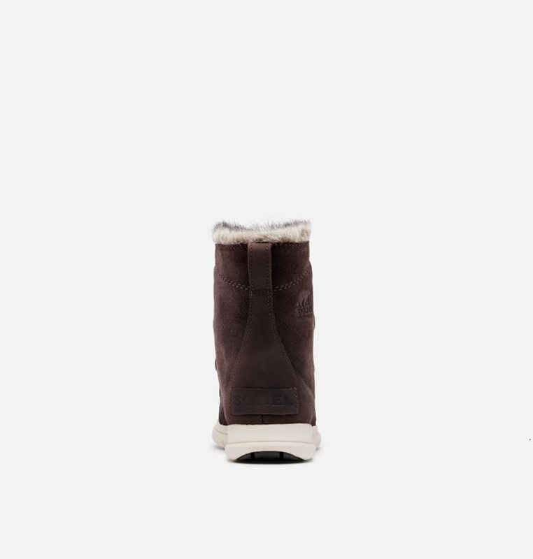 Botas Nieve Sorel Mujer - Explorer™ Joan Bajas Negras Marrones - 87630-MGYQ